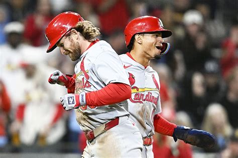 what's the cardinals score today|Contreras, Donovan homer, Gibson dominates as the Cardinals .